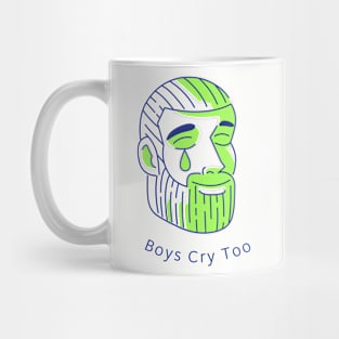 Boys Cry Too Men's Mental Health Mug